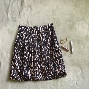 BANANA REPUBLIC SKIRT SIZE 0 LEOPARD
